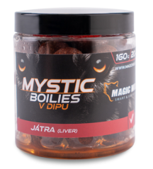 Magic Wolf - Játra MYSTIC Boilies v dipu 160g