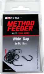 Háčik - Matt Finish Method Feeder Hook Wide Gap 10ks