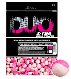 LK Baits DUO X-Tra Boilies Wild Strawberry/Carp Secret