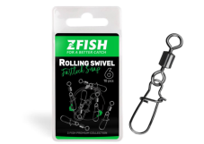 ZFISH Obratlík s Karabinou Rolling Swivel & Fastlock Snap