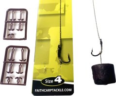 FAITH Power Rig hotové nadväzce na kapra 2ks + zarážky