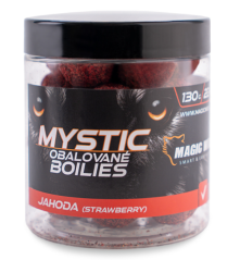 Magic Wolf - Jahoda MYSTIC Boilies OBALOVANÉ 130g