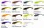 Dipované umelé nástrahy FishUP U-Shad 101mm-4"/8ks