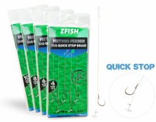 ZFISH Návazec Method Feeder Rig Quick Stop Braid 5 ks