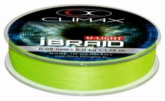Pletená šnúra Climax iBraid U-Light neon-zelená 135m