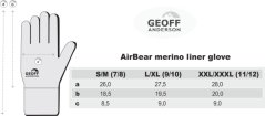 Protišmykové Rukavice Geoff Anderson AirBear merino