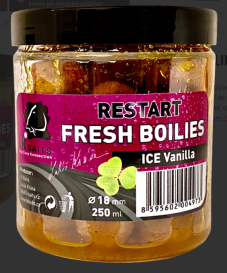 LK Baits Fresh Boilies Restart Ice Vanilla