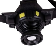 FAITH USB nabíjateľná čelovka - dosvit 200m