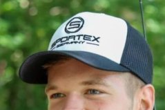 Šiltovka SPORTEX Snap Back čierna s logom