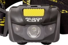 LED čelovka Black Cat, svietivosť 150 lumenov