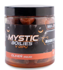 Magic Wolf - Oliheň MYSTIC Boilies v dipu 160g 20mm