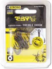 Sumcový trojháčik Black Cat Curve Point DG 5ks