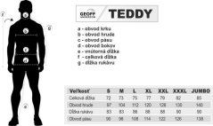 Mikina s kapucňou TEDDY Geoff Anderson - hnedá