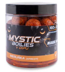 Magic Wolf - Meruňka MYSTIC Boilies v dipu 160g