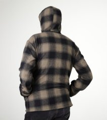 Zateplená bunda Ezmar2+ s kapucňou, dlhý rukáv zelená